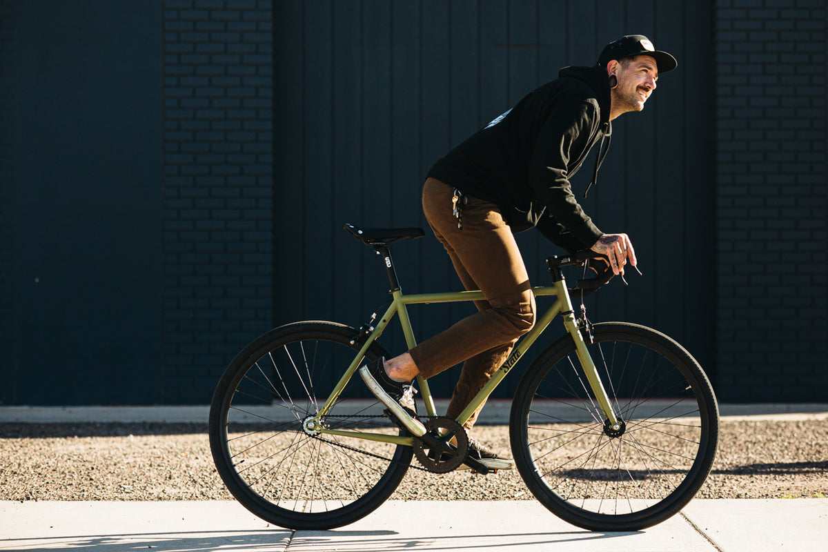 4130 - Matte Olive – (Fixed Gear / Single-Speed)