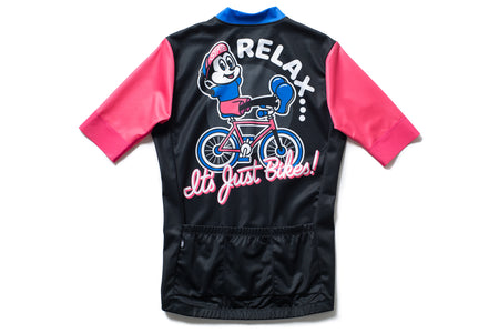 product State Bicycle Co. - "Relax.." Jersey - Sustainable Clothing Collection (Black)