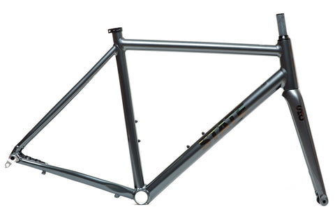 Undefeated Disc Road Frame & Fork Set - Graphite / Prism