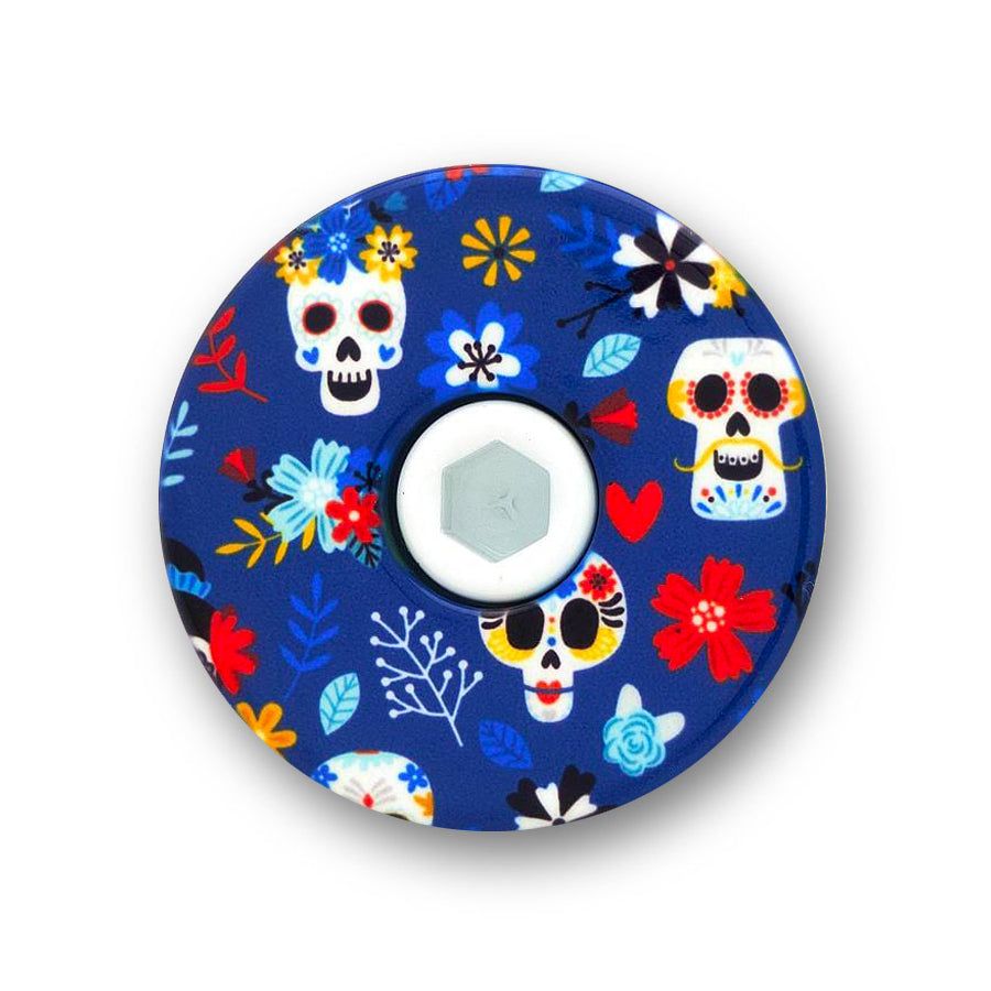 KustomCaps Day of the Dead Bicycle Headset Cap