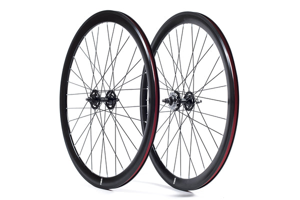 Black Wheel Set : Fixie Bike Wheels & Parts