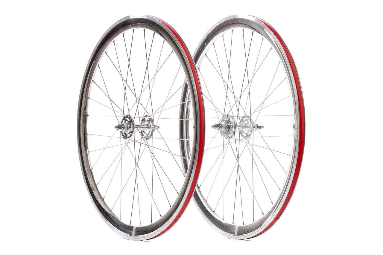 Silver Deep Track Wheelset Bike Wheels State Bicycle