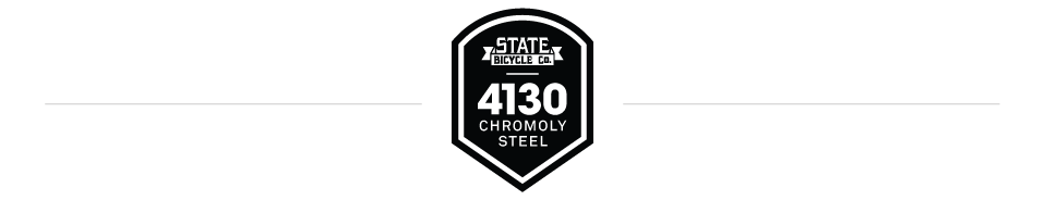 state bicycle co 4130 chromoly steeel logo